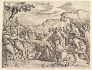 Christ Carrying the Cross by Battista Franco