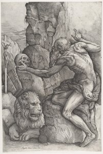 St. Jerome by Battista Franco
