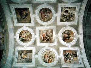 View of the Vault, from the ceiling of the Grimani Chapel by Battista Franco