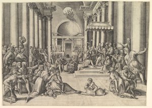 Constantine Presenting the City of Rome to the Holy See
