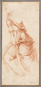Drapery Study for the Angel of the Annunciation by Battista Franco Veneziano