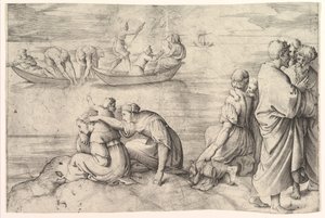 The Miraculous Draught of Fish by Battista Franco Veneziano