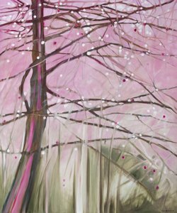 Dreamy Pink Forest by Beata Brząkalik-Gburek