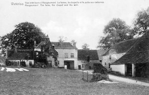 Farm of Hougoumont, an Important Strategic Site for Wellington During the Battle of Waterloo, Commemorative Postcard, c.1912