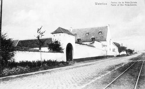 The Farm of La Haye-Sainte, on the Road from Charleroi to Brussels and an Important Strategic Site for Wellington During the Battle of Waterloo, Commemorative Postcard, c.1912