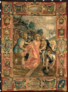 Christ is Robbed of His Clothes, Tapestry Made in the Manufactures of Brussels, 16th Century, Genoa, Musei di Strada Nuova by Belgian School