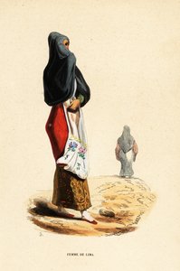 Native American woman of Lima, Peru