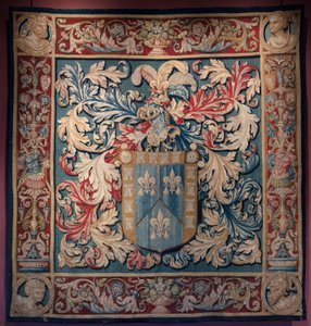 Tapestry with the De Nagera Family Coat of Arms. Master AL. Ca 1550
