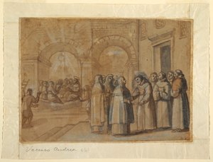 Meeting of Saints Francis and Clara, ca. 1630