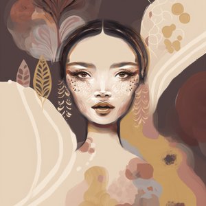Bohemian Woman Portrait