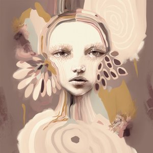 Ethereal Abstract Portrait