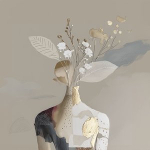 Graceful Golden Bloom by Bella Eve