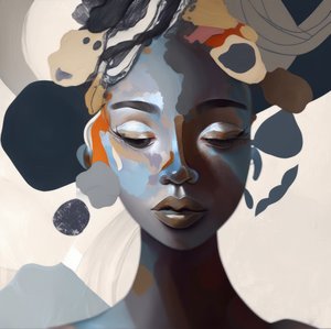 Serene Abstract Portrait