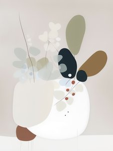 Soft Abstract Botanicals by Bella Eve