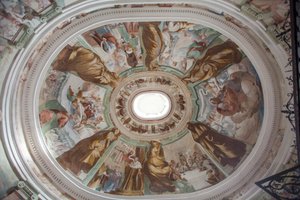 Vault with biblical scenes