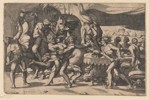 Abduction of a Woman by Man and Satyr
