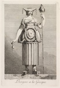 Masquerade in the Greek Style: Shepherdess in the Greek Style (Plate 4)