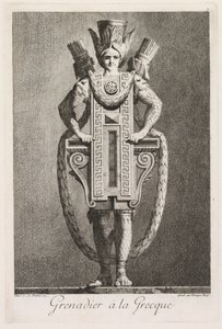 Masquerade in the Greek Style: Grenadier in the Greek Style (Plate 3)