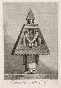 Mascarade à la Grecque: Jeune moine à la Grecque Plate 9, 1771