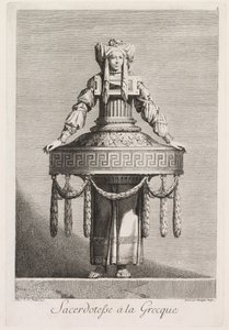 Masquerade in the Greek Style: Greek Priestess (Plate 8)