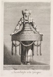 Masquerade à la Grecque: Priestess à la Grecque Plate 8