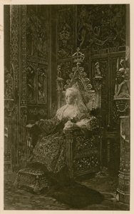 Portrait of Queen Victoria by Benjamin  Constant