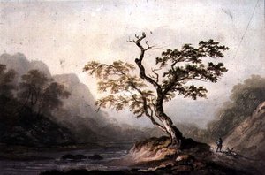 Landscape with River and Mountains by Benjamin Barker