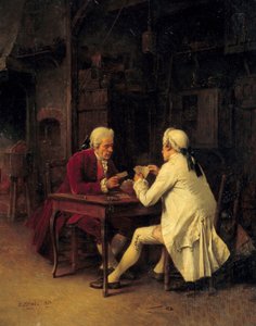 Card Players by Benjamin Eugene Fichel