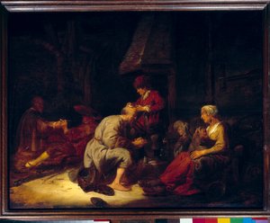 The Operation: A Surgeon Operating One of His Patients in the Head by Benjamin Gerritsz. Cuyp