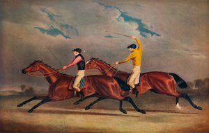 Matilda Beating Mameluke, St. Leger, 1827