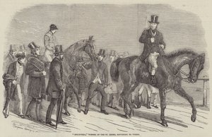 Stockwell, Winner of the St Leger, Returning to Weigh