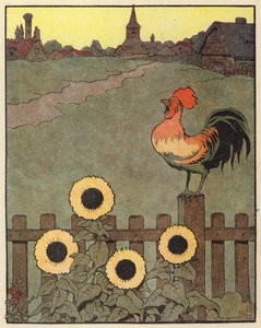 Illustration for Chantecler by Benjamin Rabier by Benjamin Rabier
