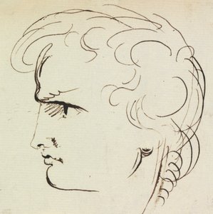 Portrait Study of a Young Man by Benjamin Robert Haydon
