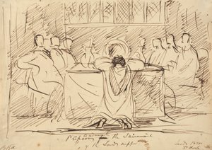 Preparing to Administer the Sacrament by Benjamin Robert Haydon