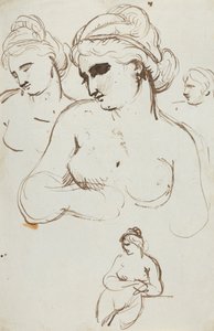 Study of Nude Female by Benjamin Robert Haydon