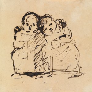 Study of Two Children by Benjamin Robert Haydon