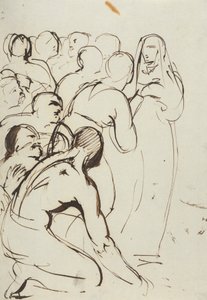 Study of a Group of Figures, Kneeling and Standing by Benjamin Robert Haydon