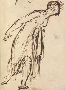 Study of a Leaning Figure by Benjamin Robert Haydon