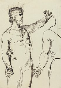 Study of a Man with Outstretched Arm by Benjamin Robert Haydon