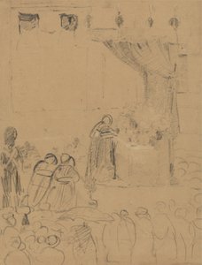 Study of a Religious Ceremony Scene by Benjamin Robert Haydon