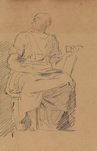 Study of a Seated Figure