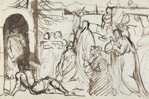 Study of the Resurrection of Lazarus by Benjamin Robert Haydon