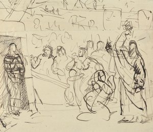 Study of the Resurrection of Lazarus by Benjamin Robert Haydon