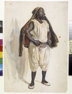 Orientalists: Representation of a Biskry, Porter in Algiers