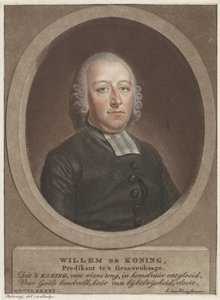 Portrait of Pastor Willem de Koning by Benjamin Samuel Bolomey