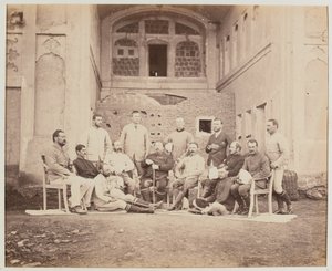 Group Engineer Officers, Kandahar by Benjamin Simpson
