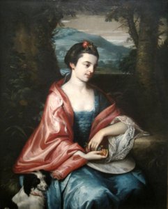 Ann Allen, Later Mrs. John Penn by Benjamin West