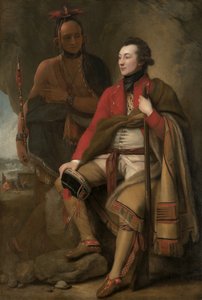 Colonel Guy Johnson and Karonghyontye (Captain David Hill) by Benjamin West