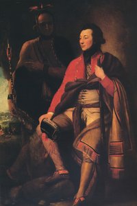 Colonel Guy Johnson and Karonghyontye Captain David Hill by Benjamin West