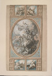 Design for the ceiling decoration of the Royal Chapel, Windsor Castle